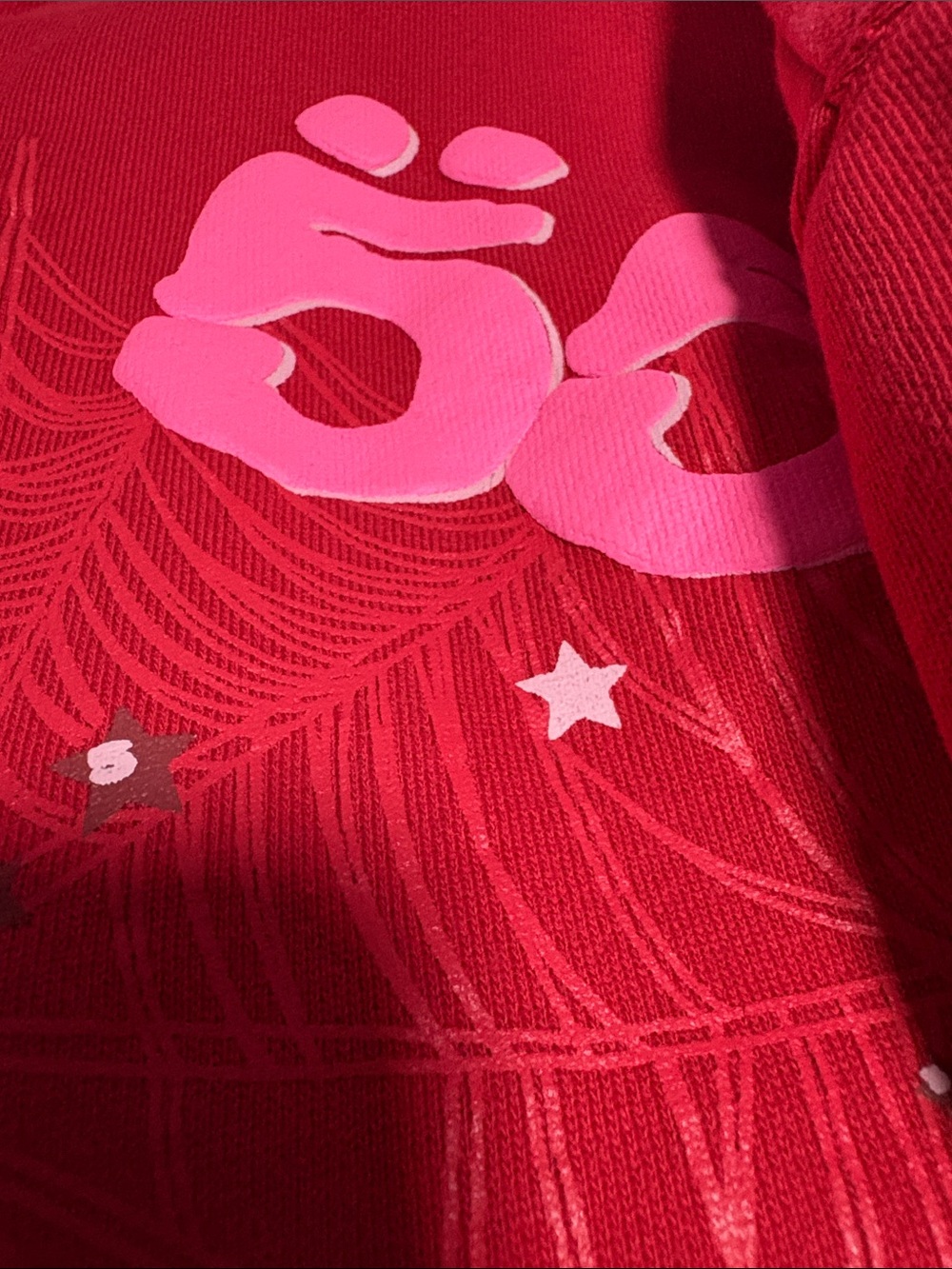 Red 555 Spider Hoodie - Picture 3 of 8